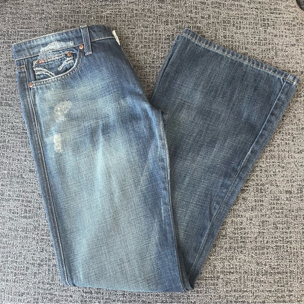 Joe’s Jeans Size 29 Women’s Bootcut Distressed Medium-dark Wash Jeans
